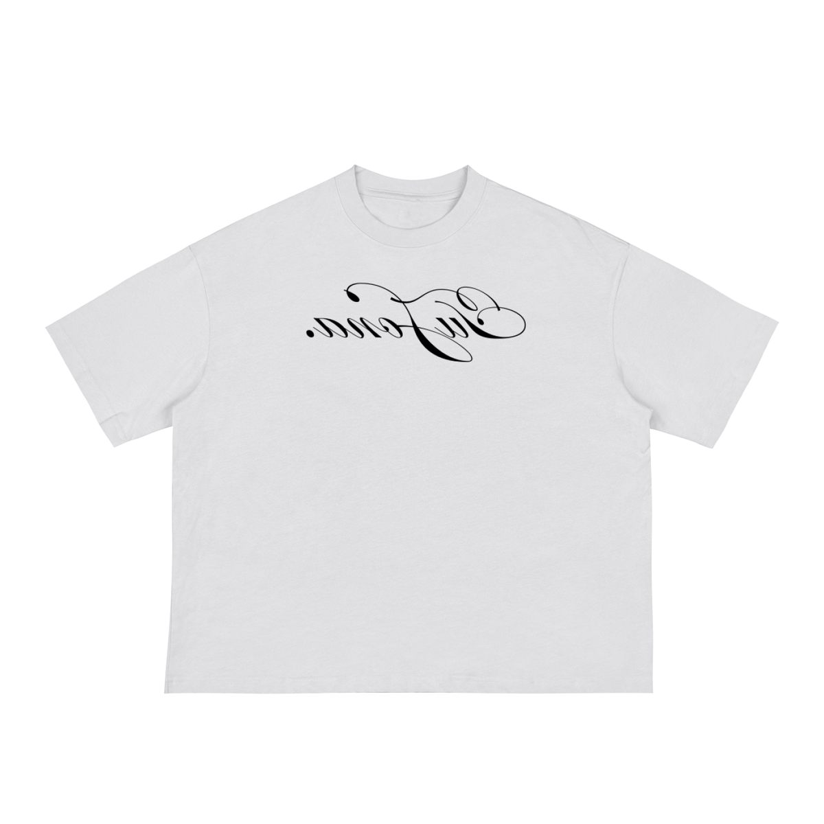 Loose Cropped Tee "TWO"